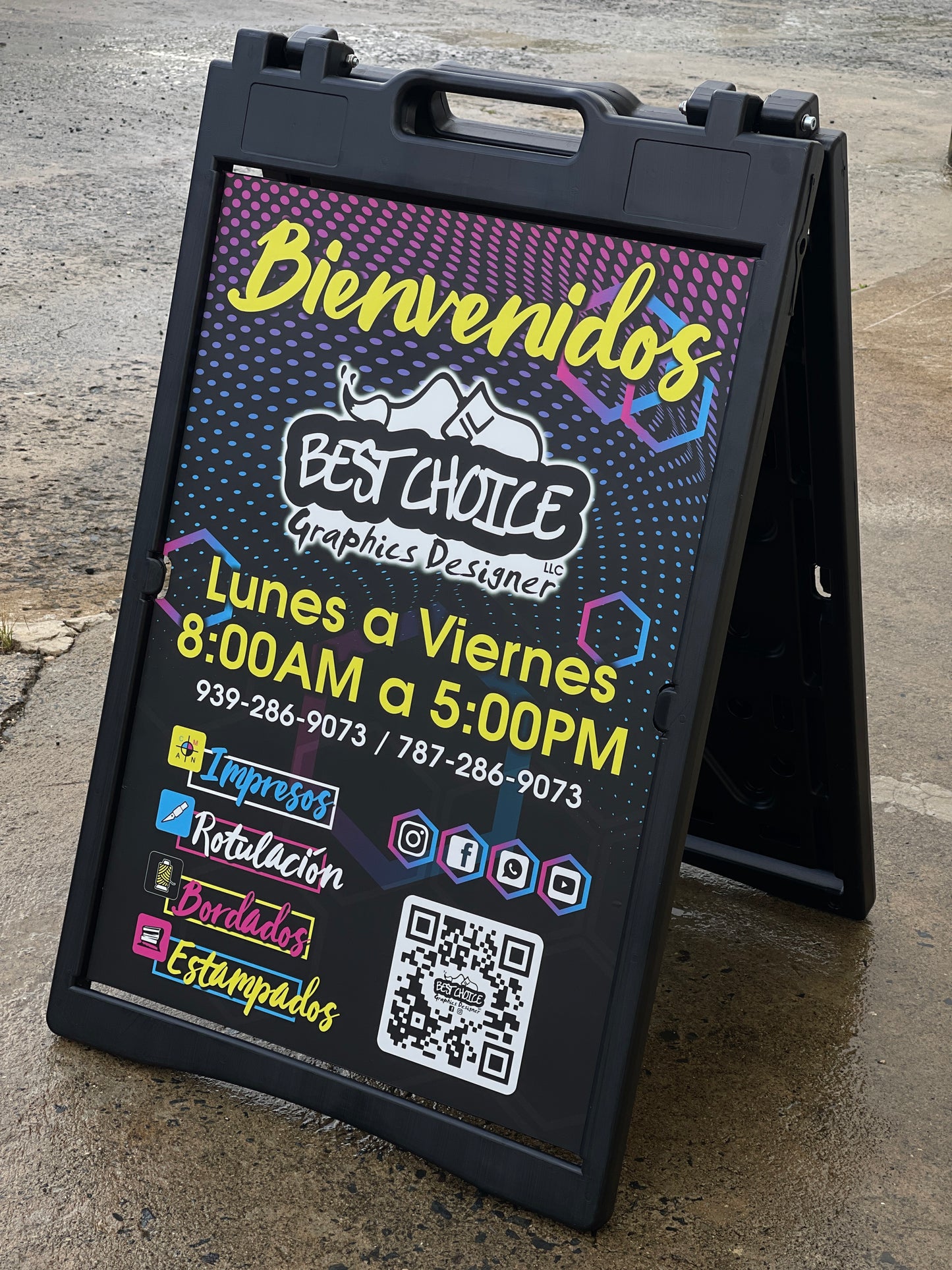 SIDEWALK SIGN (BURRITO)