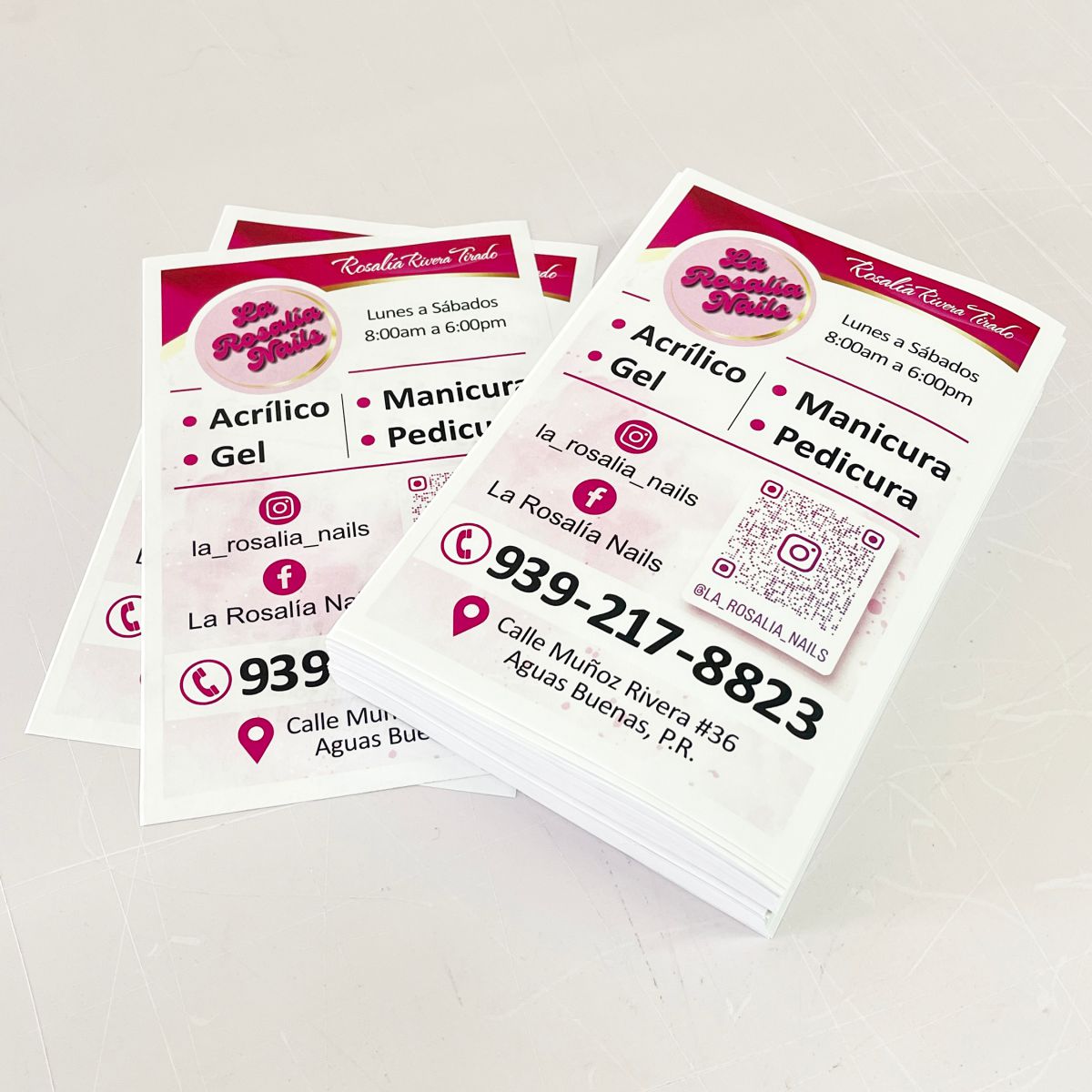 HOJAS SUELTAS 8.5" X 5.5" FULLCOLOR